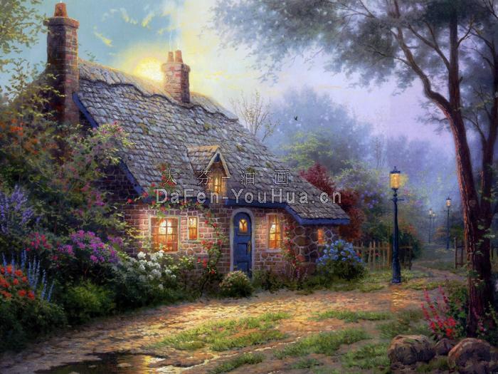 风景画-乡间小屋图片