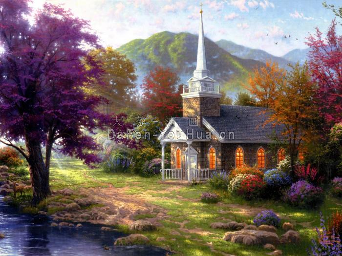 风景画-乡间小屋图片