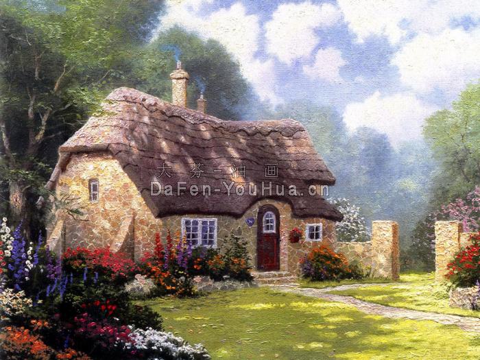 风景画-乡间小屋图片