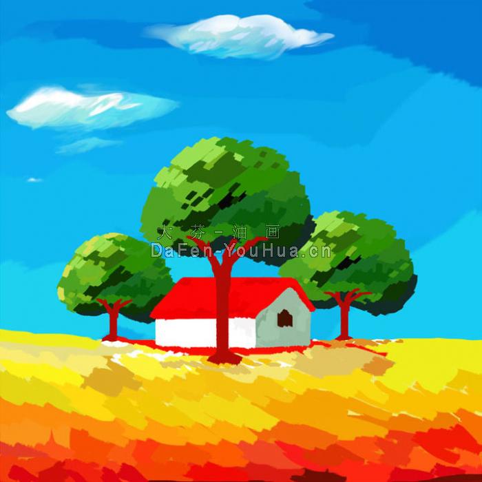 风景油画-装饰画图片