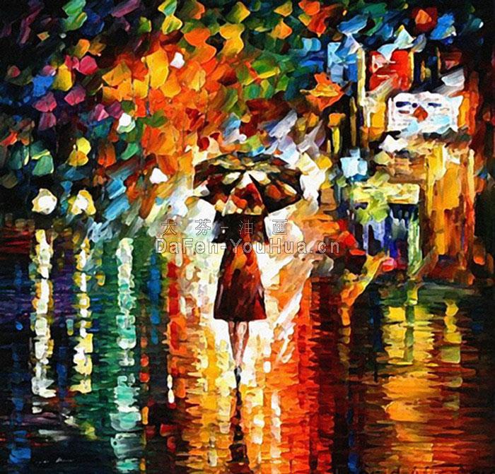 风景画-雨中图片