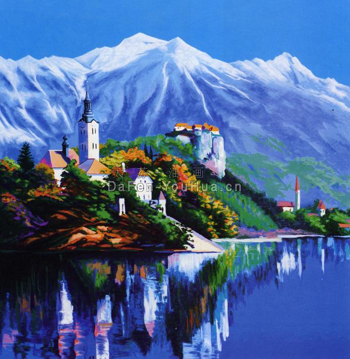 风景油画-山水画图片