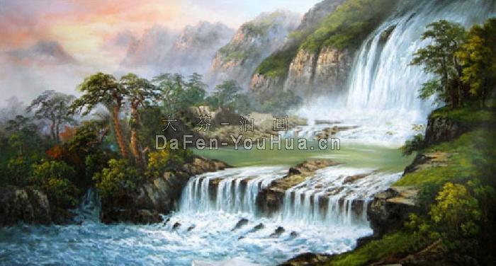 风景油画-山水画图片