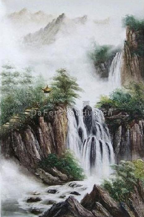 风景油画-山水画图片