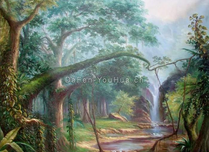 风景画-树林图片