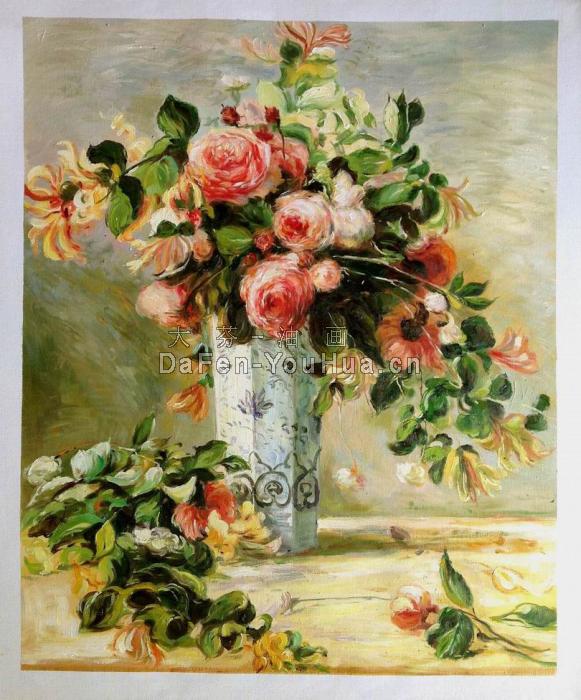 油画样品-花图片