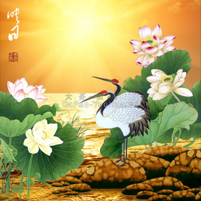 装饰画-荷花图片